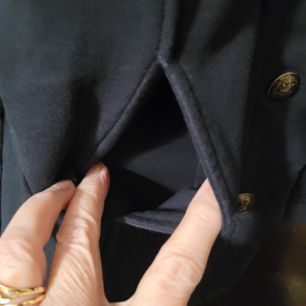 Tommy Hilfiger navy blue Military  Band Jacket - L.          N69 - Picture 5 of 8